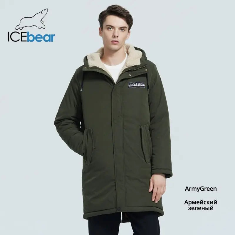 ICEbear 2022 New Men Winter Jacket stylish Coat Windproof and Warm Brand Clothing MWC20887D - Starttech Online Market