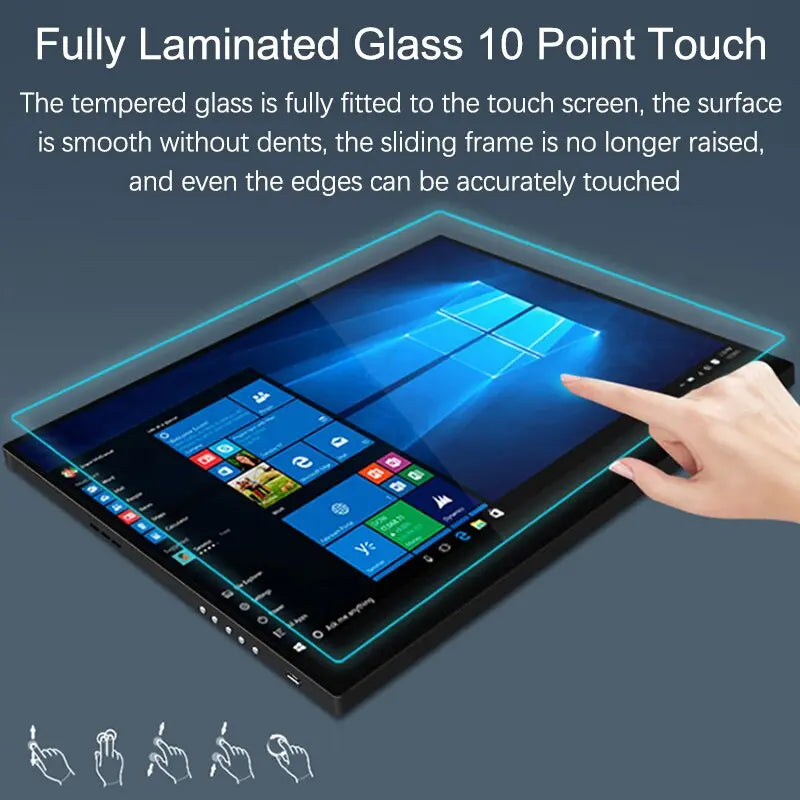 17.3 Inch 4K Touchscreen Portable Monitor 3840*2160 100%Adobe HDR400 MiniDP HDMI Game Display For Phone Laptop Xbox PS4/5 Switch - Image