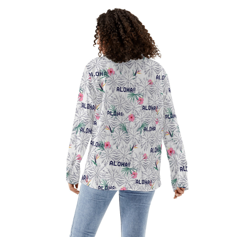 Womens Long Sleeve Button Down Shirt