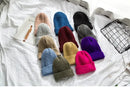 Beanies Women 2019 New Solid Knitted Warm Soft Trendy Hats Simple Korean Style Womens Wool Casual Caps Elegant All-match Beanie - Starttech Online Market