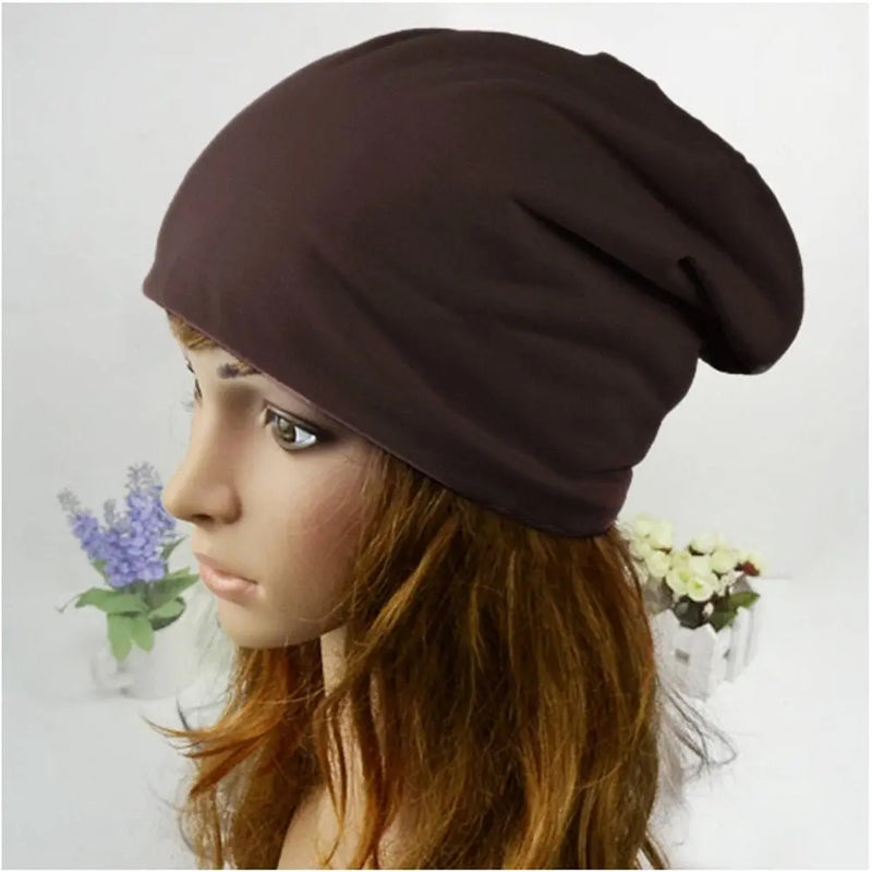 Spring Women Men Unisex Knitted Winter Cap Casual Beanies Solid Color Hip-hop Snap Slouch Skullies Bonnet beanie Hat Gorro - Starttech Online Market