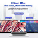 ZEUSLAP 15.6" 4K Touch Portable Gaming Monitor for PS5, Xbox One, Nintendo Switch, Macbook Pro PC Computer Extend Second Screen - Image