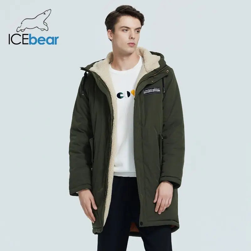 ICEbear 2022 New Men Winter Jacket stylish Coat Windproof and Warm Brand Clothing MWC20887D - Starttech Online Market