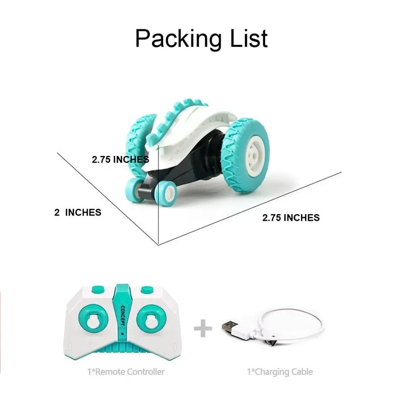 Mini RC Car 4CH Stunt Drift Deformation remote control Rock Crawler Roll Cars 360 Degree Flip RC Cars Toys for Kids - Starttech Online Market