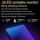 15.6 Inch 4K OLED Touch Screen Portable Monitor 3840*2160 HDR 550Nits 100000:1 Screen 1MS Game Display For PC Laptop Phone PS4/5 - Image