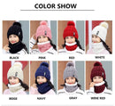 Brand Winter knitted Beanies Hats Women Thick Warm Beanie Skullies Hat Female knit Letter Bonnet Beanie Caps Outdoor Riding Sets - Starttech Online Market