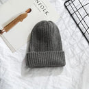 Beanies Women 2019 New Solid Knitted Warm Soft Trendy Hats Simple Korean Style Womens Wool Casual Caps Elegant All-match Beanie - Starttech Online Market