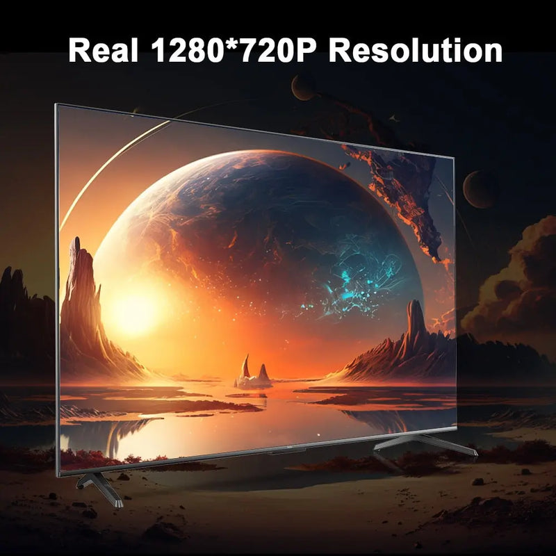 Original Xiaomi Android 11 4K Projector WiFi6 HY300 Allwinner H713 200ANSI BT5.0 1280 HD Dual wifi Home Theater Outdoor portable - Image