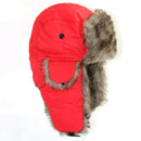 Unisex Trapper Russian Trooper Earflap Hat Winter Keep Warm Ski Men Women Faux Fur Bomber Hats - Starttech Online Market