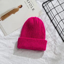 Beanies Women 2019 New Solid Knitted Warm Soft Trendy Hats Simple Korean Style Womens Wool Casual Caps Elegant All-match Beanie - Starttech Online Market
