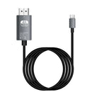 2 In 1 4K@60HZ USB C 3.1 Type-C to HDMI 4K 60Hz 30Hz Adapter Cable with power For MacBook Samsung Huawei USB-C Type C to HDMI - Image