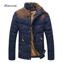 DIMUSI Winter Jacket Men Warm Casual Parkas Cotton Stand Collar Winter Coats Male Padded Overcoat Outerwear Clothing 4XL - Starttech Online Market