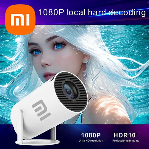 Original Xiaomi Android 11 4K Projector WiFi6 HY300 Allwinner H713 200ANSI BT5.0 1280 HD Dual wifi Home Theater Outdoor portable - Image #1