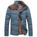 DIMUSI Winter Jacket Men Warm Casual Parkas Cotton Stand Collar Winter Coats Male Padded Overcoat Outerwear Clothing 4XL - Starttech Online Market