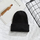 Beanies Women 2019 New Solid Knitted Warm Soft Trendy Hats Simple Korean Style Womens Wool Casual Caps Elegant All-match Beanie - Starttech Online Market