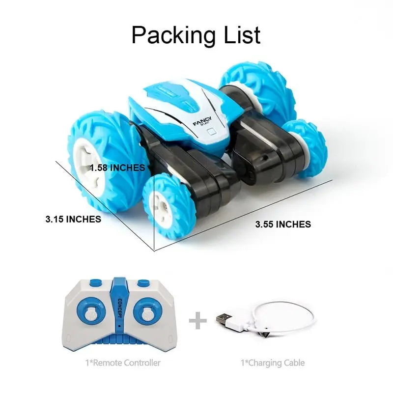 Mini RC Car 4CH Stunt Drift Deformation remote control Rock Crawler Roll Cars 360 Degree Flip RC Cars Toys for Kids - Starttech Online Market