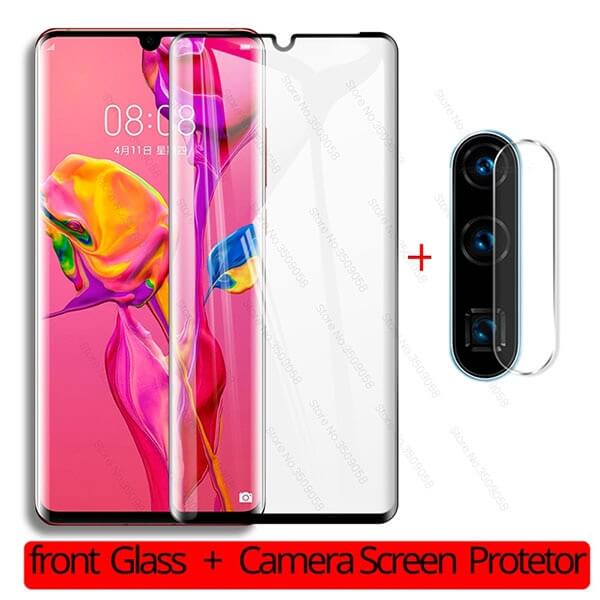 2-in-1 Camera Lens Protector for Huawei P30 Pro Tempered Glass Screen Protector for Huawei P 30 Pro Lite Light P30Pro P30Lite - Starttech Online Market