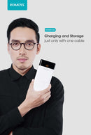20000mAh ROMOSS LT20 Power Bank Dual USB External Battery With LED Display Fast Portable Charger For Phones Tablet Xiaomi - Starttech Online Market