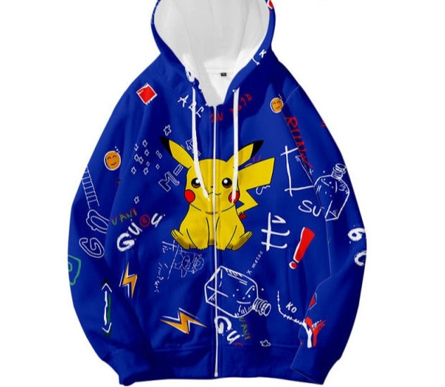 Pokemon Zipper Hoodies