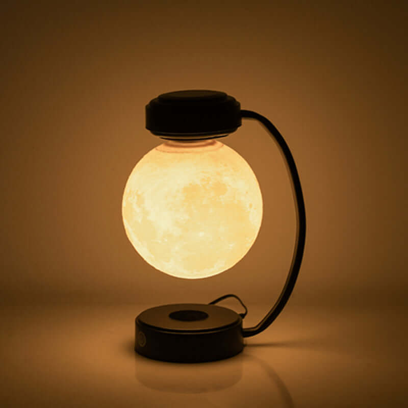 3D LED Moon Night Light Wireless Magnetic Levitating Rotating Floating Ball Lamp For School Office Bookshop Home Decoration - Starttech Online Market