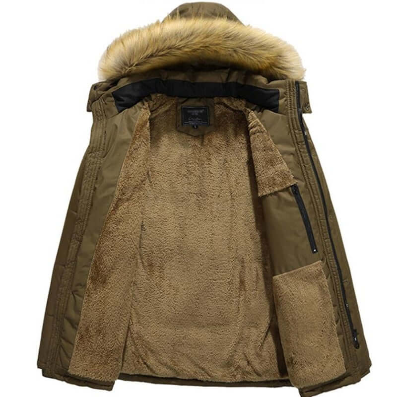 4XL 5XL 2019 Men leisure Winter long Jacket Warm Parka Thicken Fleece Padded slim fit Coat Snow Windbreaker Male Overcoat - Starttech Online Market