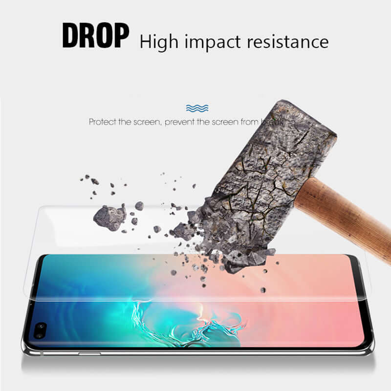 9D Full Cover Film on For Samsung Galaxy S10 S10E S10 Plus Screen Protector Hydrogel Front Film + Back Film + Camera Lens Glass - Starttech Online Market