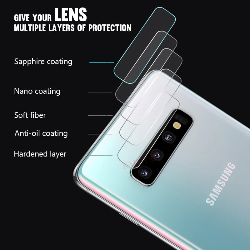 9D Full Cover Film on For Samsung Galaxy S10 S10E S10 Plus Screen Protector Hydrogel Front Film + Back Film + Camera Lens Glass - Starttech Online Market