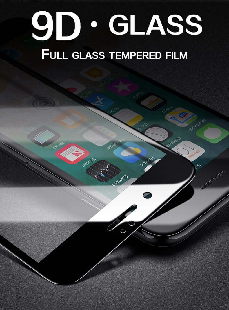 9D protective glass for iPhone 6 6S 7 8 plus X glass on iphone 7 6 8 X R XS MAX screen protector iPhone 7 6 screen protection XR - Starttech Online Market