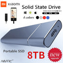 Xiaomi Oringal Brand 8 تيرا بايت 4 تيرا بايت 2 تيرا بايت SSD قرص صلب عالي السرعة خارجي M.2 محركات أقراص الحالة الصلبة USB 3.1 Type-C واجهة تخزين شامل