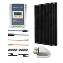 ACOPOWER 12V/24V 200W All Black Mono Solar RV Kits, 20A PWM Charge Controller - Starttech Online Market