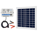 ACOPOWER 15W 12V Solar Charger Kit, 5A Charge Controller with Alligator Clips - Starttech Online Market