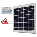 ACOPOWER 15W 12V Solar Charger Kit, 5A Charge Controller with Alligator Clips - Starttech Online Market