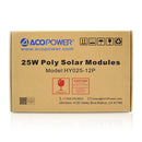 ACOPOWER 25 Watts Poly Solar Panel, 12V - Starttech Online Market
