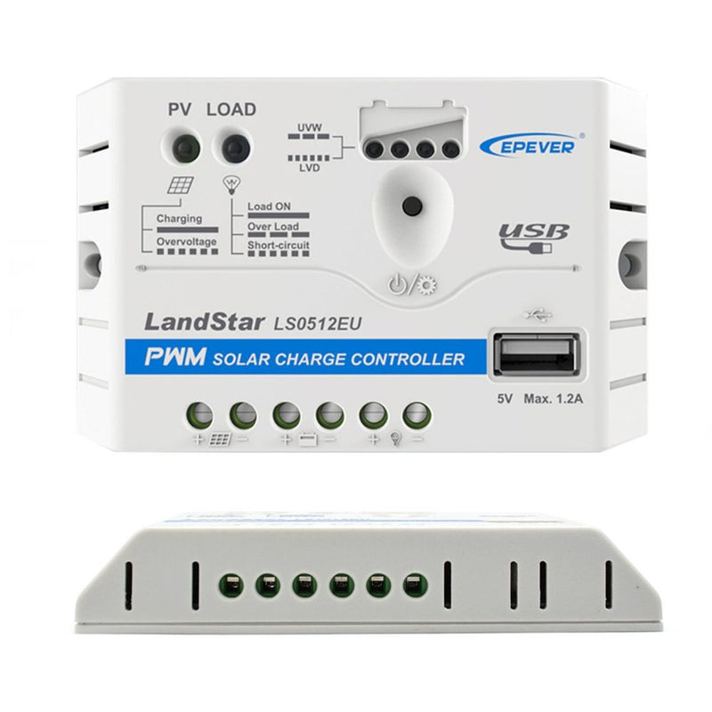 ACOPOWER 25W 12V Solar Charger Kit, 5A Charge Controller with Alligator Clips - Starttech Online Market