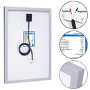 ACOPOWER 25W 12V Solar Charger Kit, 5A Charge Controller with Alligator Clips - Starttech Online Market