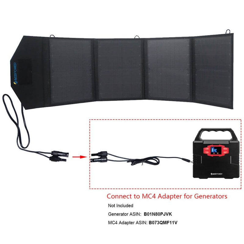 ACOPOWER 50W Foldable Solar Panel - Starttech Online Market