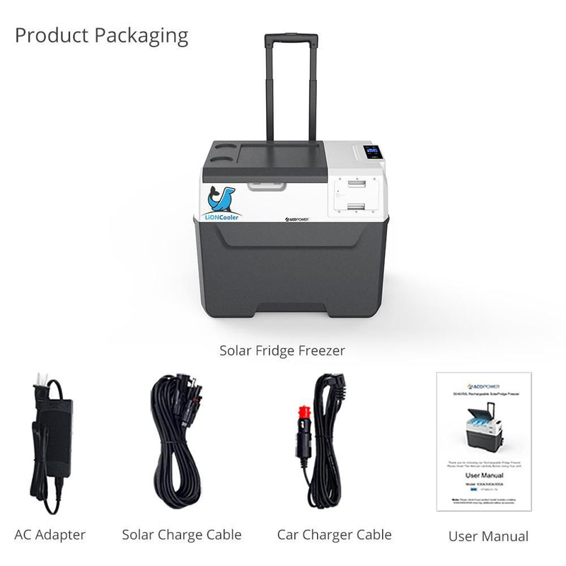ACOPOWER LionCooler X50A Combo, 52 Quarts Solar Freezer & Extra 173Wh Battery (2 Batteries) - Starttech Online Market