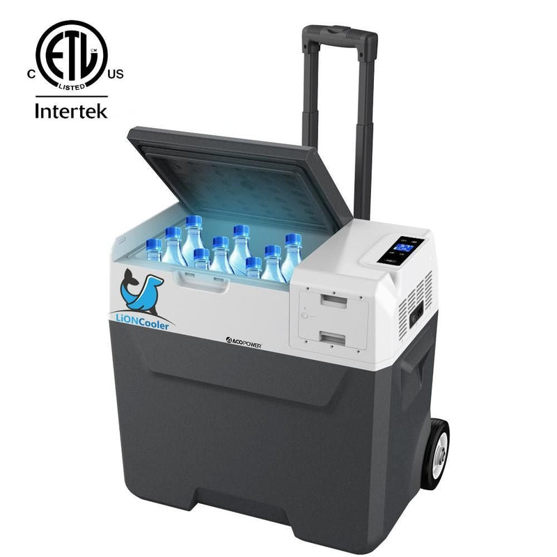 ACOPOWER LionCooler X50A Combo, 52 Quarts Solar Freezer & Extra 173Wh Battery (2 Batteries) - Starttech Online Market