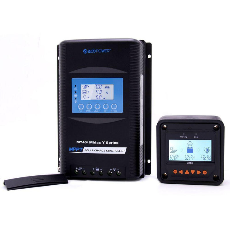 ACOPOWER Midas 40A MPPT Solar Charge Controller with Remote Meter MT-50 (New Arrival)) - Starttech Online Market