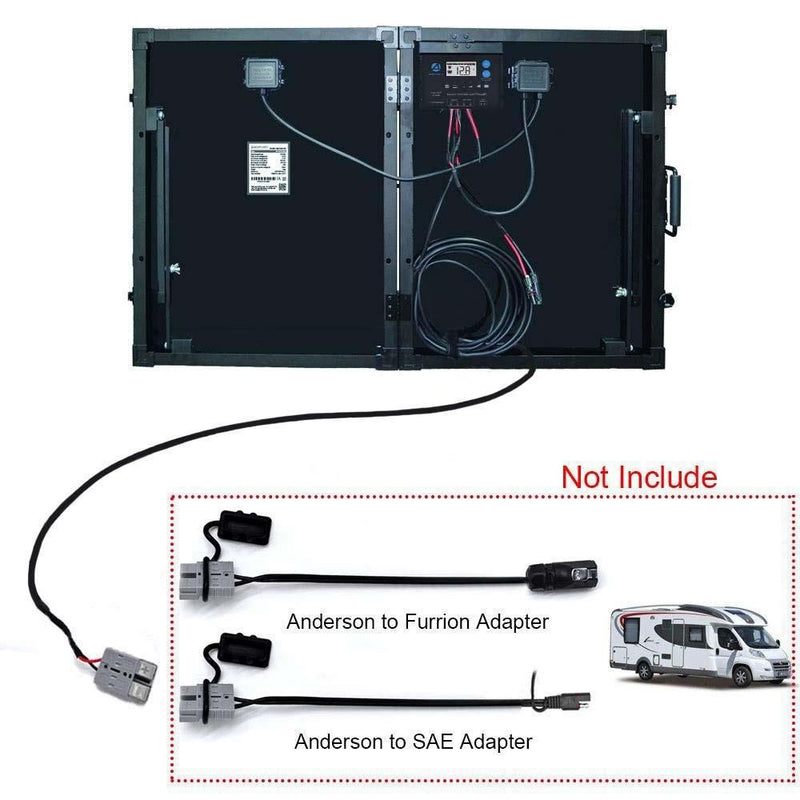 ACOPOWER PTK 100W Portable Solar Briefcase, w/ ProteusX 20A LCD Controller - Starttech Online Market