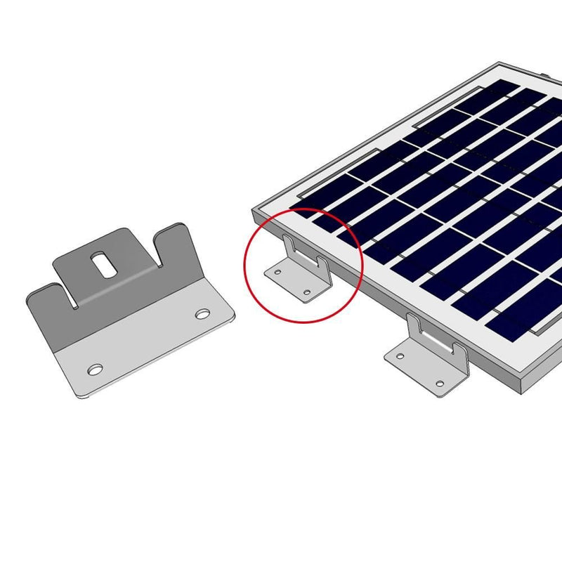 ACOPOWER Solar Panel Mounting Z Bracket - Set of 4 for RV Boat Off Gird Installation - Starttech Online Market