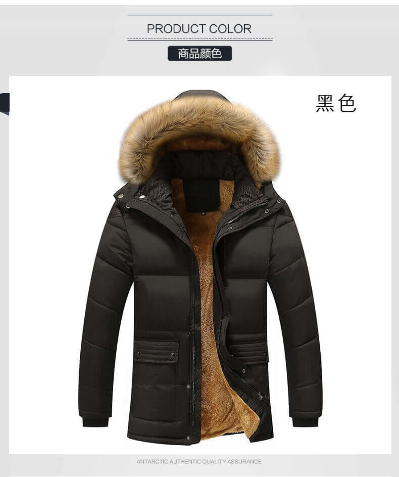 Aismz New Winter Men Down & Parkas Cotton-padded Jackets Men' s Casual Down Jackets Thicken Coats OverCoat Warm Clothing Big 5XL - Starttech Online Market