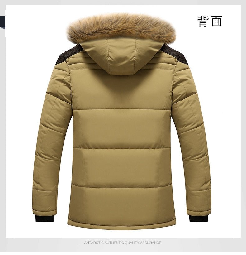 Aismz New Winter Men Down & Parkas Cotton-padded Jackets Men' s Casual Down Jackets Thicken Coats OverCoat Warm Clothing Big 5XL - Starttech Online Market