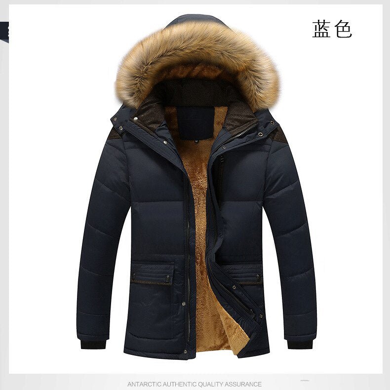 Aismz New Winter Men Down & Parkas Cotton-padded Jackets Men' s Casual Down Jackets Thicken Coats OverCoat Warm Clothing Big 5XL - Starttech Online Market