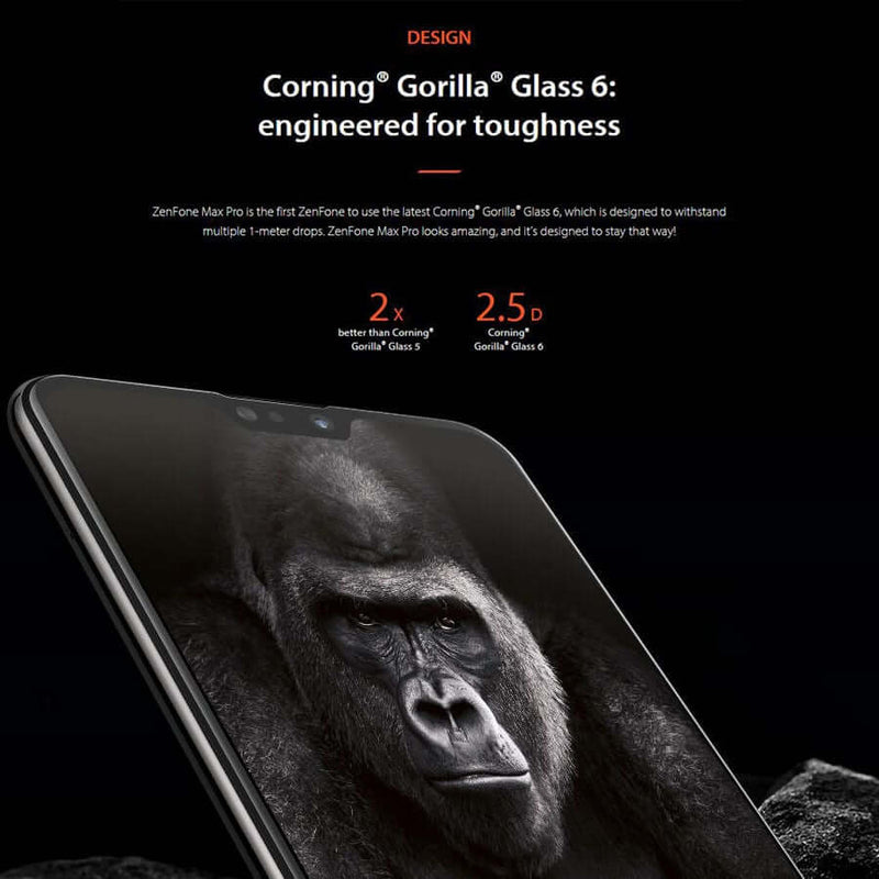 ASUS ZenFone Max PRO M2 ZB631KL 4G LTE 19:9 Full Screen 6.3" 1080x2280p 5000mAh 4GB 128GB 2160P Snapdragon 660 Octa Core - Starttech Online Market