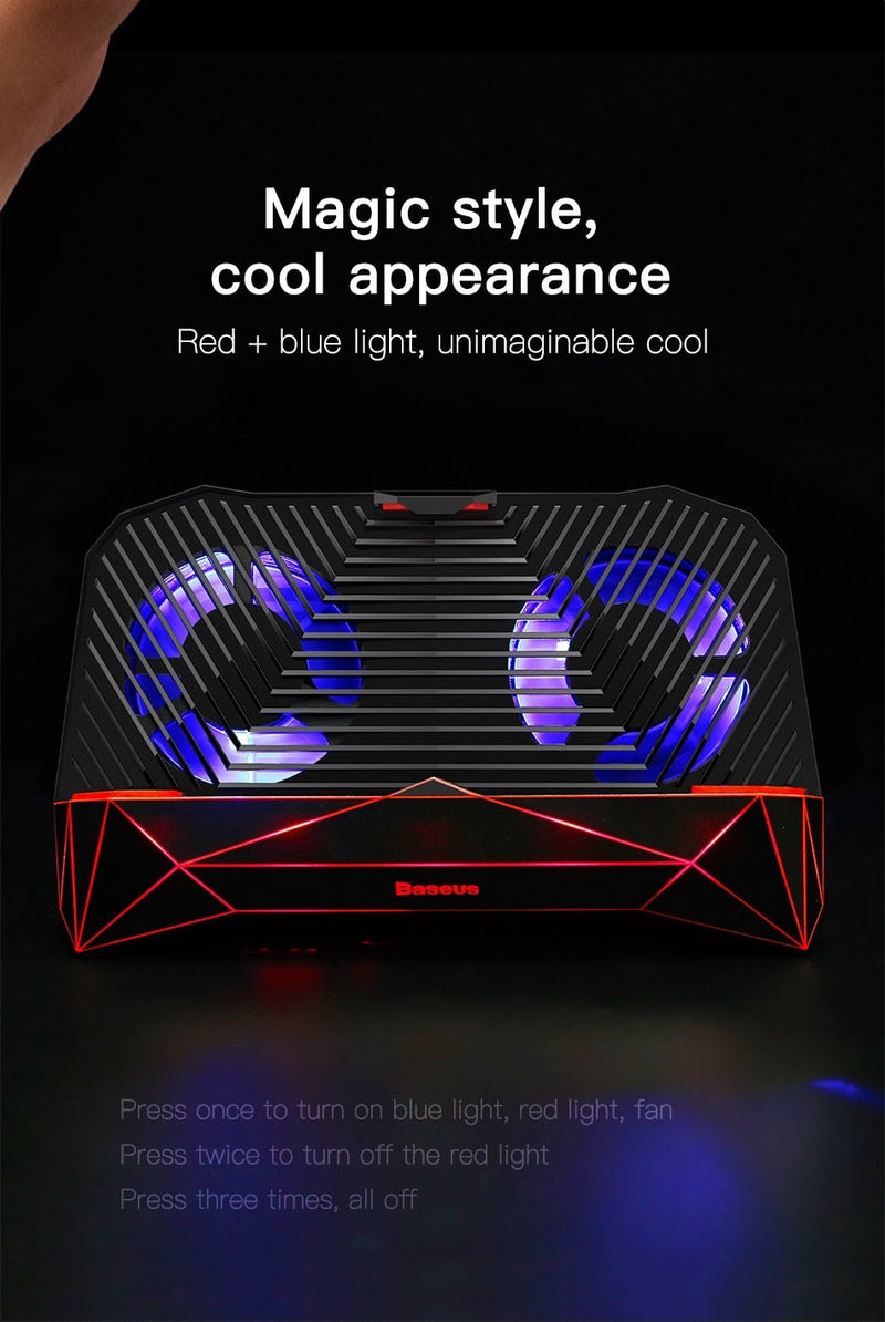 Baseus Mobile Phone Cooler For iPhone Xs Samsung S10 Huawei P30 Pro Game Phone Holder Stand Heat Sink Cooling Gamepad Controller - Starttech Online Market