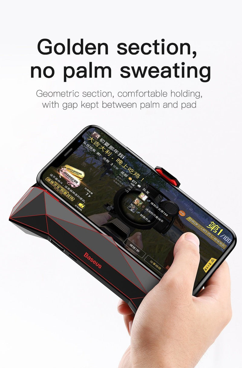 Baseus Mobile Phone Cooler For iPhone Xs Samsung S10 Huawei P30 Pro Game Phone Holder Stand Heat Sink Cooling Gamepad Controller - Starttech Online Market
