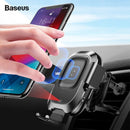 Baseus Qi Car Wireless Charger For iPhone Xs Max Xr X Samsung S10 S9 Intelligent Infrared Fast Wirless Charging Car Phone Holder - Starttech Online Market