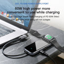 Baseus USB C HUB to USB 3.0 HDMI RJ45 Adapter for MacBook Pro Air Multi Type C HUB with Wireless Charge for iWatch USB-C HUB - Starttech Online Market