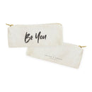 Be You Cotton Canvas Pencil Case and Travel Pouch - Starttech Online Market